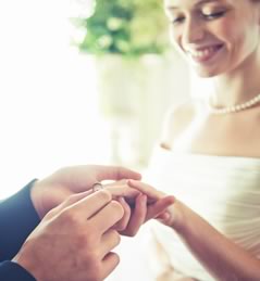 結婚指輪の交換