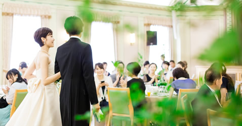 本館7F 大会場での披露宴